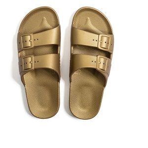 Freedom Moses Gold Two Band Slides